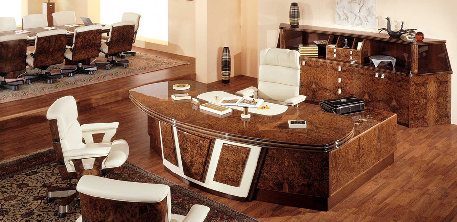 Luxury office design desk Falcon by RA Italy