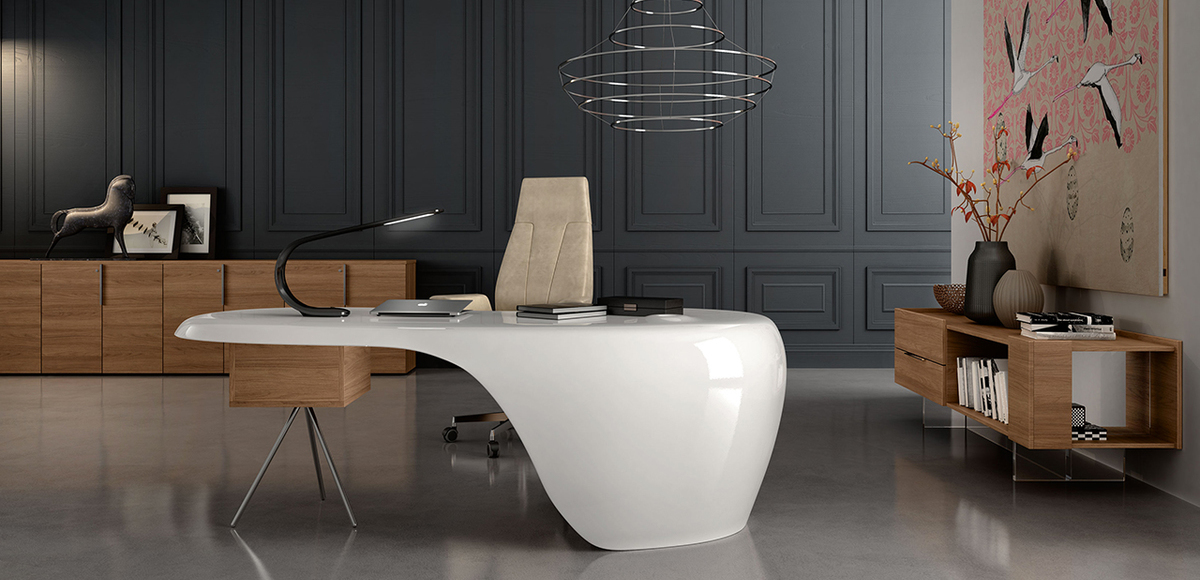 Desk Collection Uno By Della Rovere Designer Karim Rashid