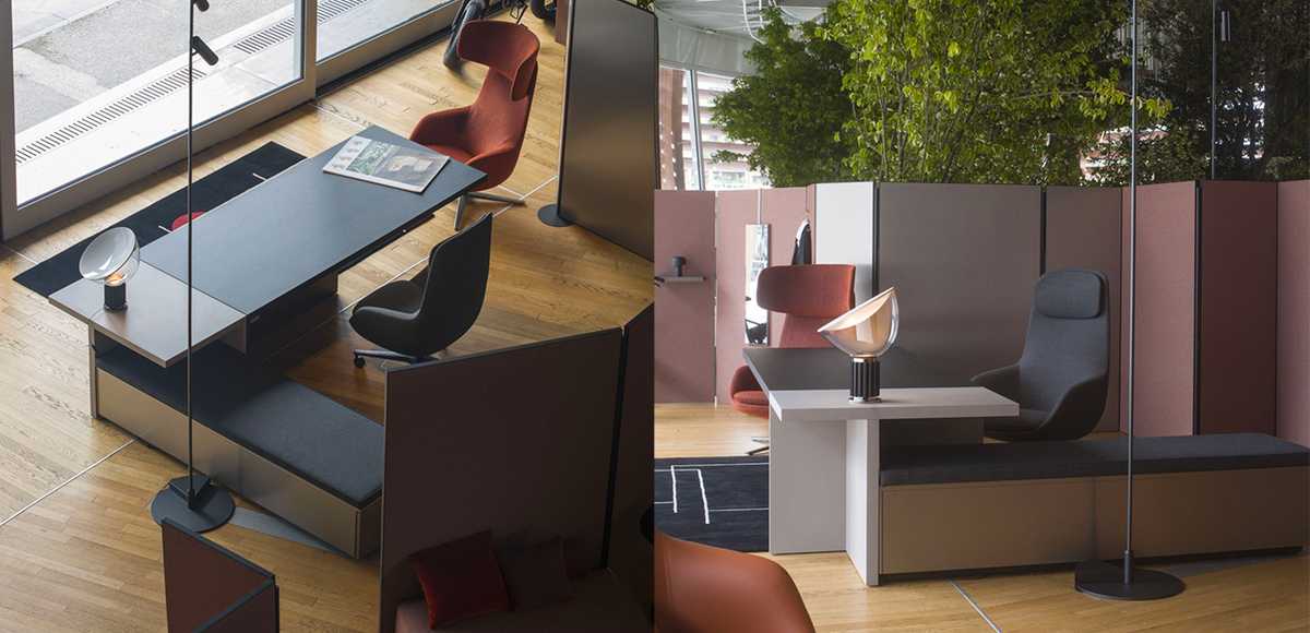 Italian modern desk Mux70 by Frezza, design Stefano Boeri Interiors