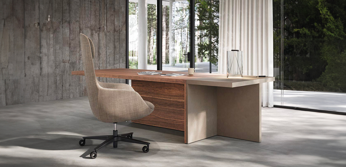 Italian modern desk Mux70 by Frezza, design Stefano Boeri Interiors