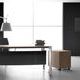 glass desk