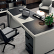 white italian desk