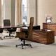 classic office desk crossing