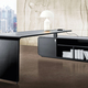 black office desk sestante