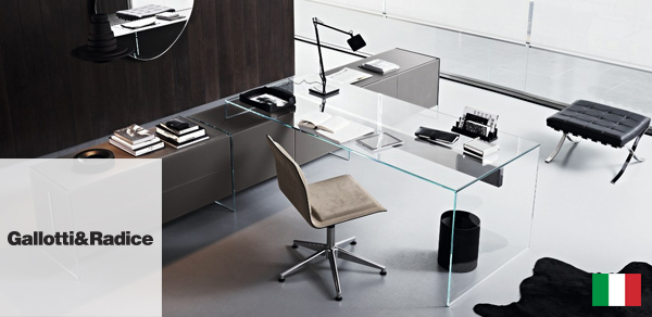 Gallotti & Radice glass office furniture