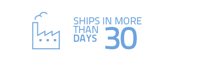 ships in more than 30 days